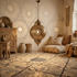 Moroccan Hanging Lamp - Pendant Light Boho Shadow Lamp (pl-2026)
