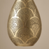 Authentic Handmade Moroccan Lamp – Gold Brass Teardrop Pendant Light with Boho Shadow Casting Design