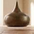 Moroccan Chandelier – Filigree Openwork Brass Lamp Living Room