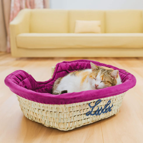 Large Dog Bed | Cute Cat Bed Personalized By Name
