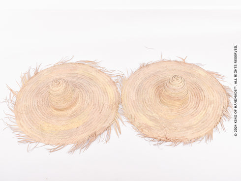 Straw Large Beach Hat - Moroccan Handmade Summer Hat