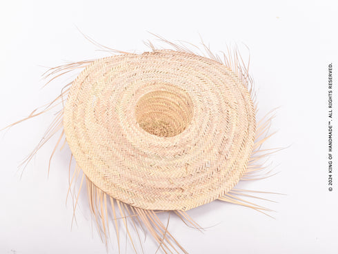 Straw Beach Hat - Moroccan Handmade Summer Hat