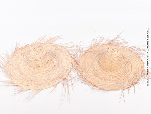 Straw Beach Hat - Moroccan Handmade Summer Hat