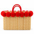 Pom Pom Wicker Beach Bag | Moroccan Bachelorette Tote