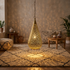 Brass Pendant Light – Moroccan Teardrop Openwork