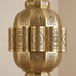 Filigree Moroccan Chandelier – Brass Openwork Lamp Statement Light