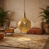 Moroccan Chandelier – Brass Filigree Openwork