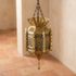Moroccan Lamp with Colored Glass – Hanging Pendant Light (pl-2017)