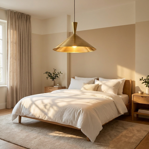 Moroccan Pendant Light – Brass Dome Kitchen
