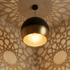 Moroccan Pendant Light – Dome Openwork Brass Lamp Kitchen