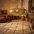 Moroccan Pendant Light – Filigree Brass Openwork Lamp Statement Light