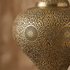 Teardrop Pendant Moroccan Brass Lamp - Living Room Statement Lamp