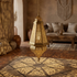 Moroccan Lantern – Floral Geometric Brass Lamp