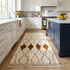Beni Ourain Rug – Ivory High-Pile Geometric Wool Rug