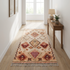 Handmade Boujaad Rug - Hand Knotted Natural Wool - Boho Living Room Decor - Vibrant Geometric Patterns
