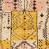 Handmade Boujaad Rug - 100% Natural Wool - Vibrant Bohemian Area Rug - Abstract Tribal Symbols