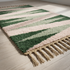 Authentic Moroccan Kilim Rug – Handwoven Flat Weave Natural Wool Rug with Modern Geometric Pattern