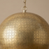 Moroccan Lantern – Brass Filigree Openwork Statement Light