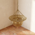 Authentic Moroccan Hanging Lamp – Oxidized Brass Pendant Light with Intricate Filigree Detail for Bedroom Mood Lighting