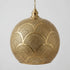 Handmade Moroccan Ceiling Light – Brass Geometric Openwork