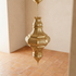 Handmade Moroccan Lamp - Gold Brass Pendant - Living Room Statement Lamp