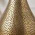 Authentic Handmade Moroccan Lamp – Oxidized Brass Teardrop Pendant with Artistic Shadow Casting for Bedroom Mood Lighting
