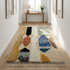 Beni Ourain Rug – Multicolor Geometric Wool Handmade Area Rug