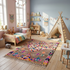 Authentic Boujaad Moroccan Rug – Artisan Handcrafted Wool Area Rug with Colorful Geometric Tribal Pattern