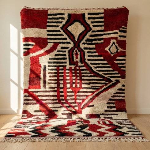 Moroccan Boujaad - Custom Moroccan Handmade Rug
