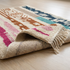 Moroccan Berber Rug – Multicolor Abstract Wool Area Rug