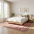 Beni Ourain Rug – Pink Shaggy Tribal Wool Area Rug