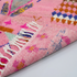 Moroccan Berber Rug – Pink Shaggy Geometric Wool Area Rug