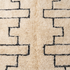 Beni Ourain Rug – Soft Shaggy Wool Area Rug with Tribal Geometric Design for Boho Interiors