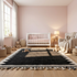 Beni Ourain Rug – Gray & Cream Plush Geometric Wool Rug