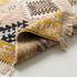 Authentic Moroccan Rug – Plush Natural Wool Area Rug with Geometric Tribal Pattern for Boho Living Room Decor