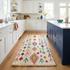 Handmade Azilal Rug - Vibrant 100% Wool - Shaggy Abstract Bohemian Area Rug