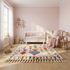 Azilal Rug – Multicolor Shaggy Diamond Wool Area Rug