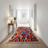 Handmade Colorful Beni Ourain Rug - High Pile Natural Wool