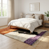 Authentic Moroccan Rug – High Pile Natural Wool Area Rug with Modern Abstract Design for Boho Interiors