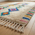 Azilal Rug – Multicolor Shaggy Diamond Wool Area Rug