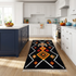 Authentic Handmade Moroccan Rug – Flatweave Wool Rug with Geometric Tribal Design for Boho Living Room Decor