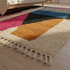 Moroccan Berber Rug – Multicolor Plush Geometric Wool Rug