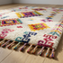Handmade Azilal Rug - Vibrant 100% Wool - Geometric Boho Living Room Decor