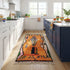 Orange Moroccan Boujaad Rug - Handmade Tribal Rug