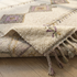 Moroccan Berber Rug – Ivory Plush Geometric Wool Area Rug