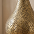 Authentic Handmade Moroccan Lamp – Oxidized Brass Teardrop Pendant with Artistic Shadow Casting for Bedroom Mood Lighting