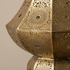 Authentic Handmade Moroccan Lamp – Gold Brass Pendant Light with Intricate Filigree Shadow Casting for Living Room Decor