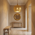 Moroccan Pendant Light – Brass Dome Floral