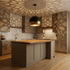 Moroccan Pendant Light – Dome Openwork Brass Lamp Kitchen