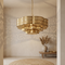 Authentic Handmade Moroccan Lamp – Custom Brass Chandelier with Intricate Filigree Design for Living Room Decor